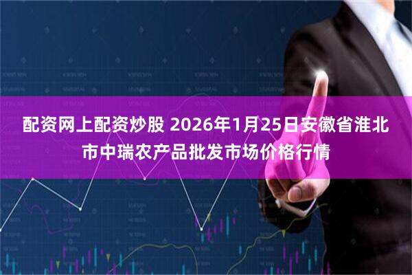 配资网上配资炒股 2026年1月25日安徽省淮北市中瑞农产品批发市场价格行情
